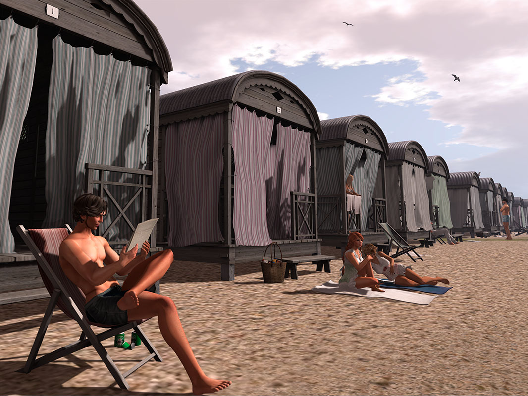 Second Life beach cottage