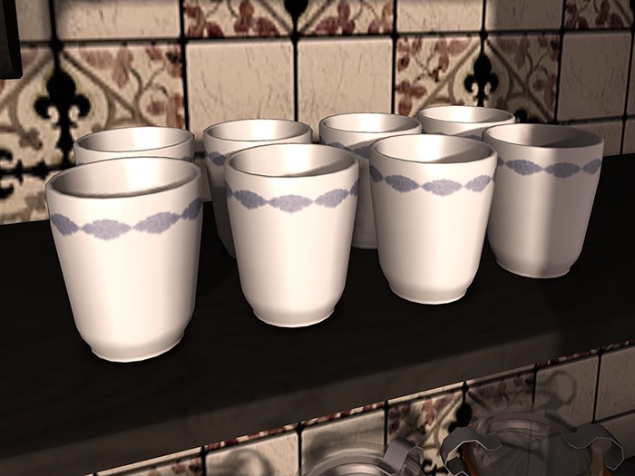 porcelain milk cups