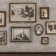 Framed dutch photos in an antique frames