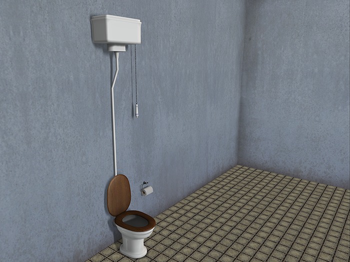 Second Life toilet