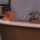 Second Life iron bathtub
